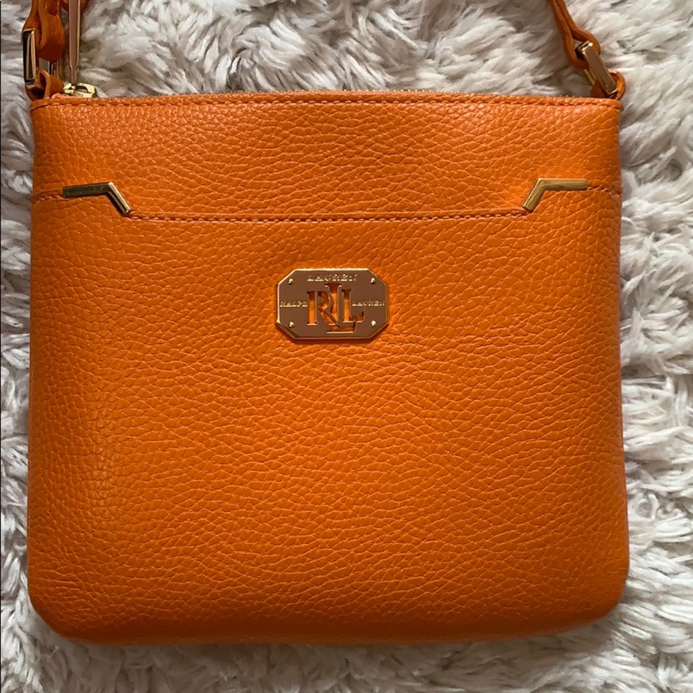 Ralph Lauren orange crossbody bag